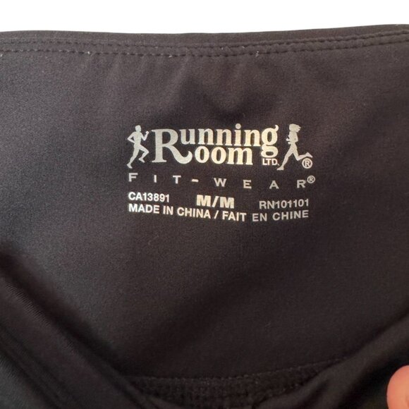 Running Room women's black compression capri leggings size M - Picture 12 of 12